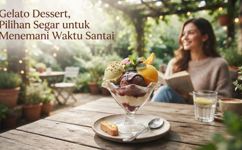 Gelato Dessert, Pilihan Segar untuk Menemani Waktu Santai