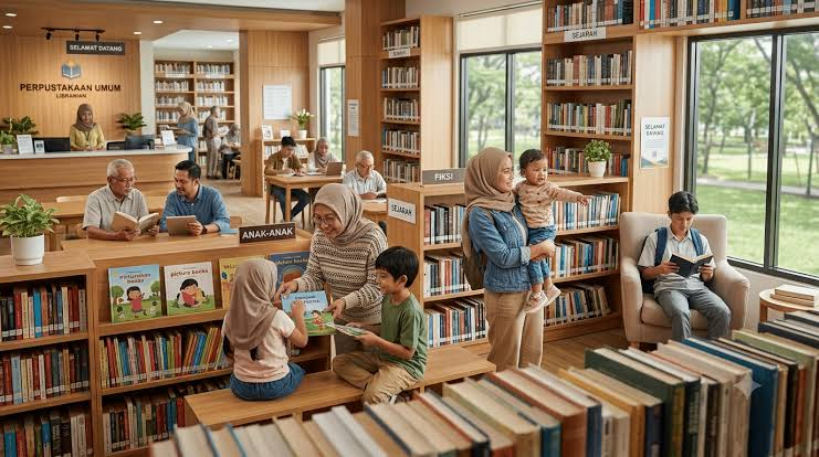Ruang Literasi Perubahan dari Perpustakaan hingga Layar Digital
