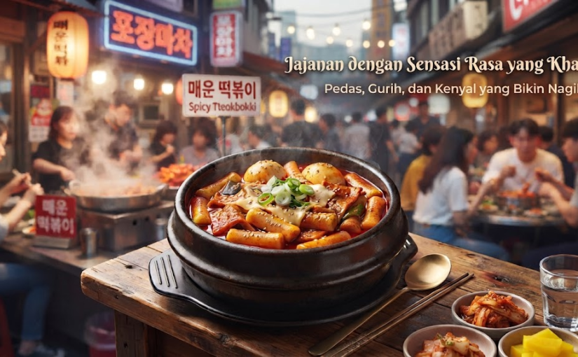 Tteokbokki Korea, Jajanan dengan Sensasi Rasa yang Khas