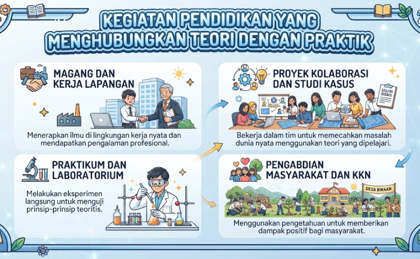 Kegiatan Pendidikan yang Menghubungkan Teori dengan Praktik